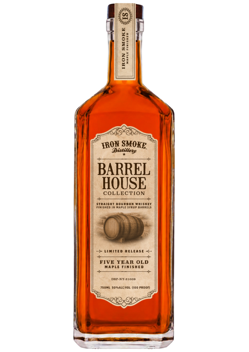 Iron Smoke Barrel House Collection: 5-year Maple Finish Bourbon Whiskey