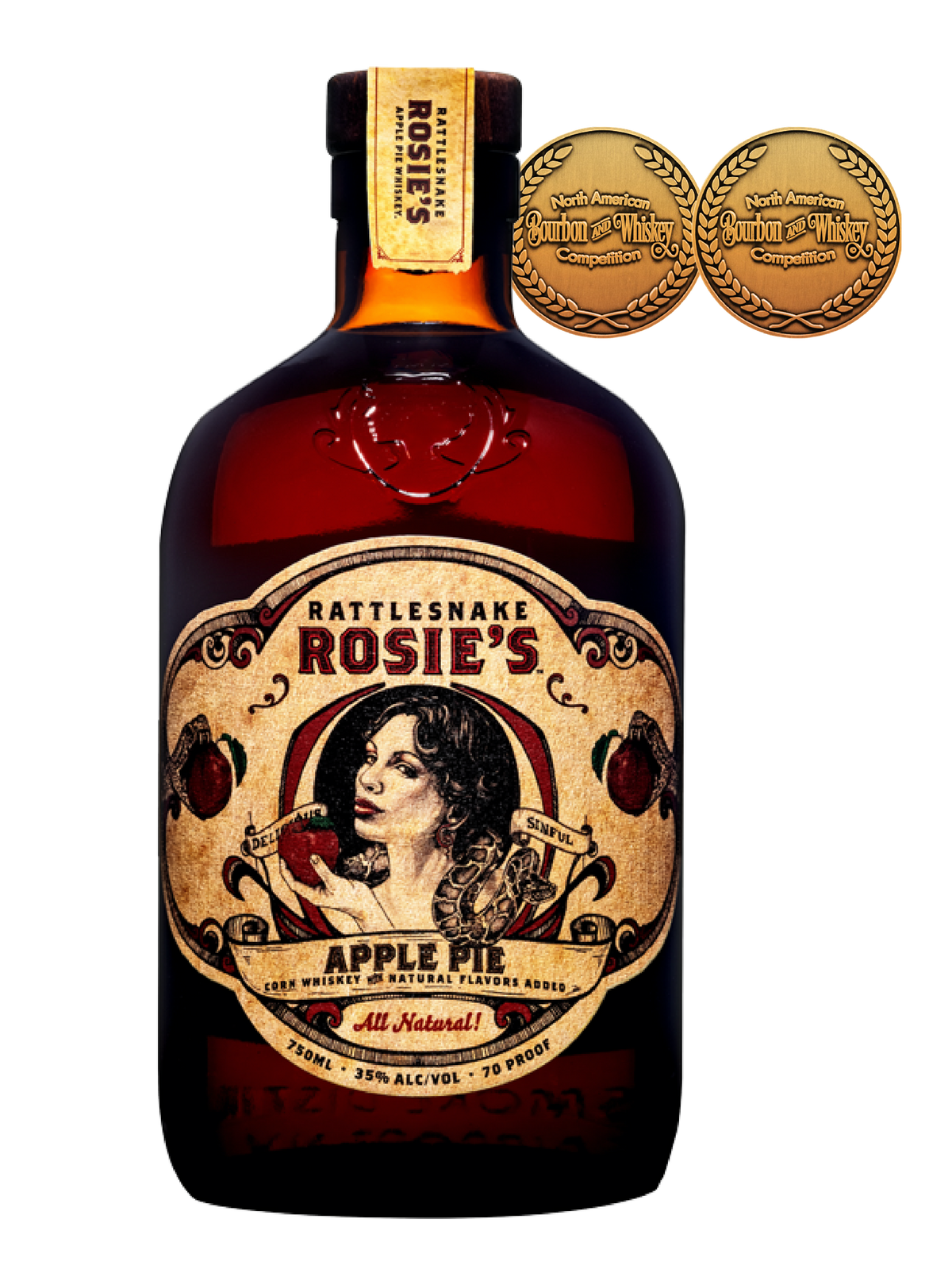 Rattlesnake Rosie's Apple Pie Whiskey 750ml
