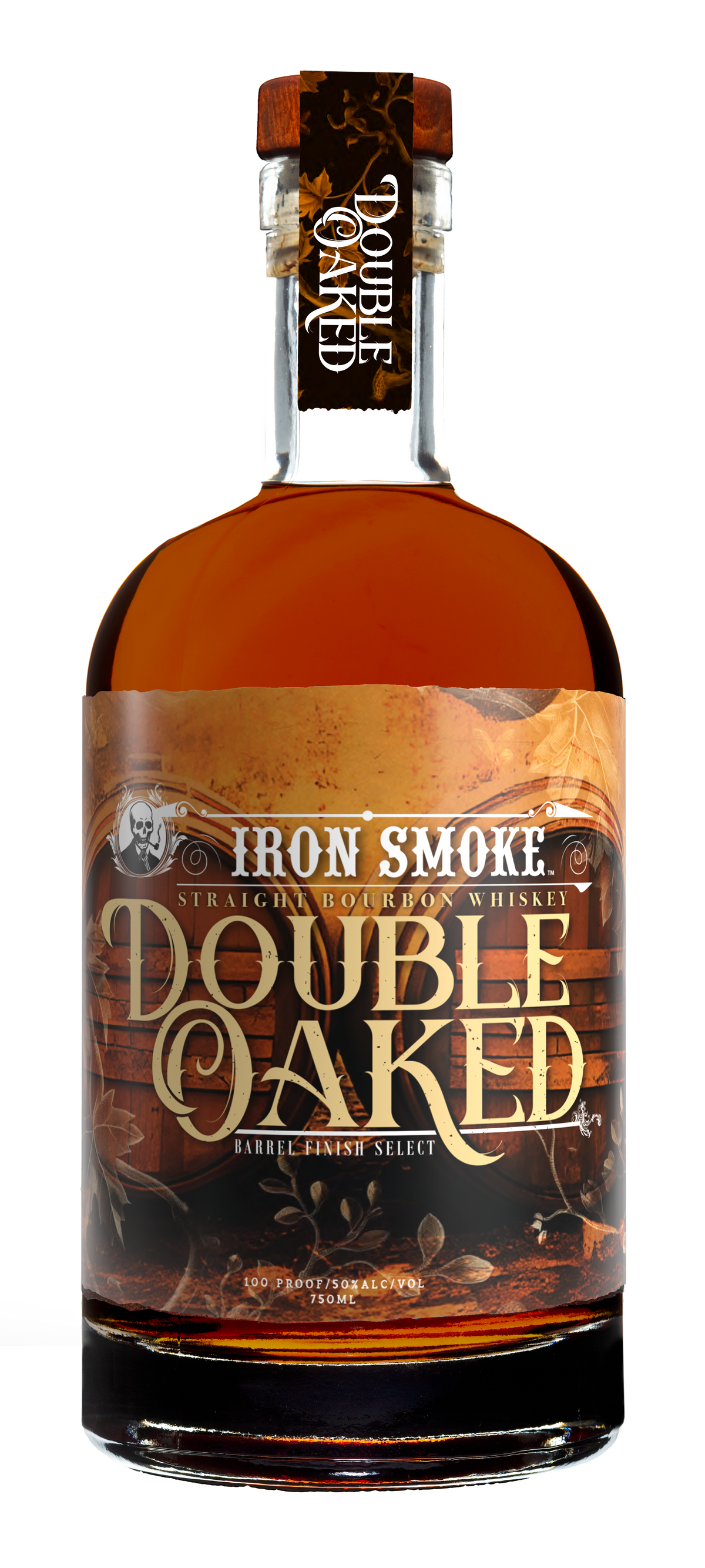 Iron Smoke Double Oaked Straight Bourbon Whiskey 750ml